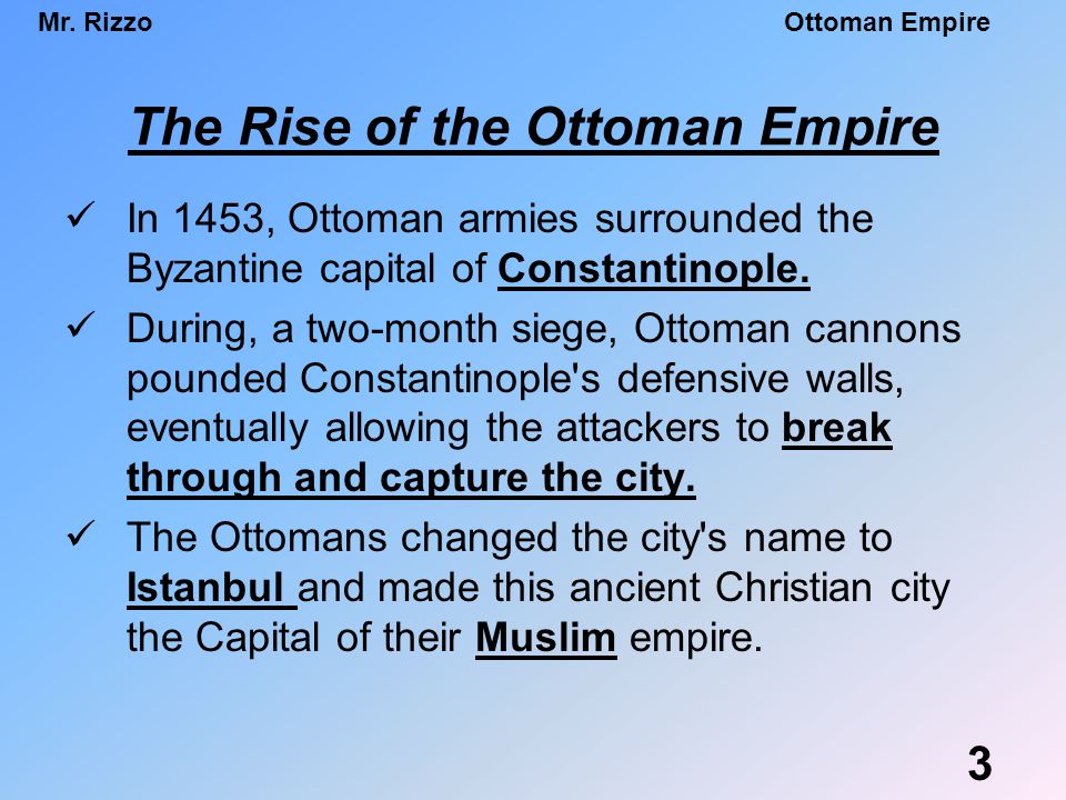 Ottoman history essay